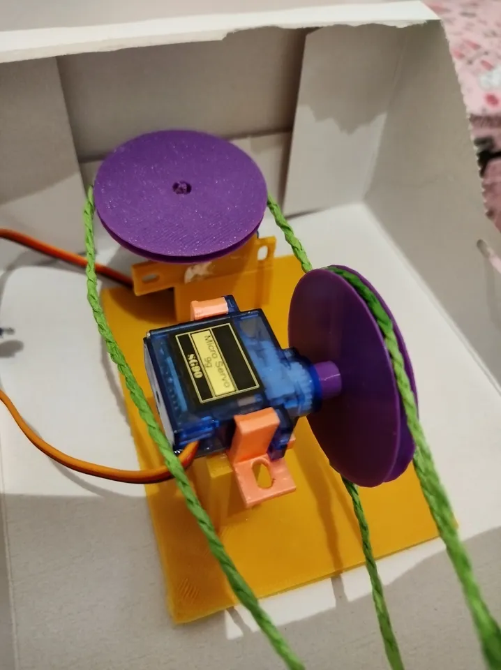 Pulley gear attachment for Micro Servo SG90 by thesugarqueen | Download ...