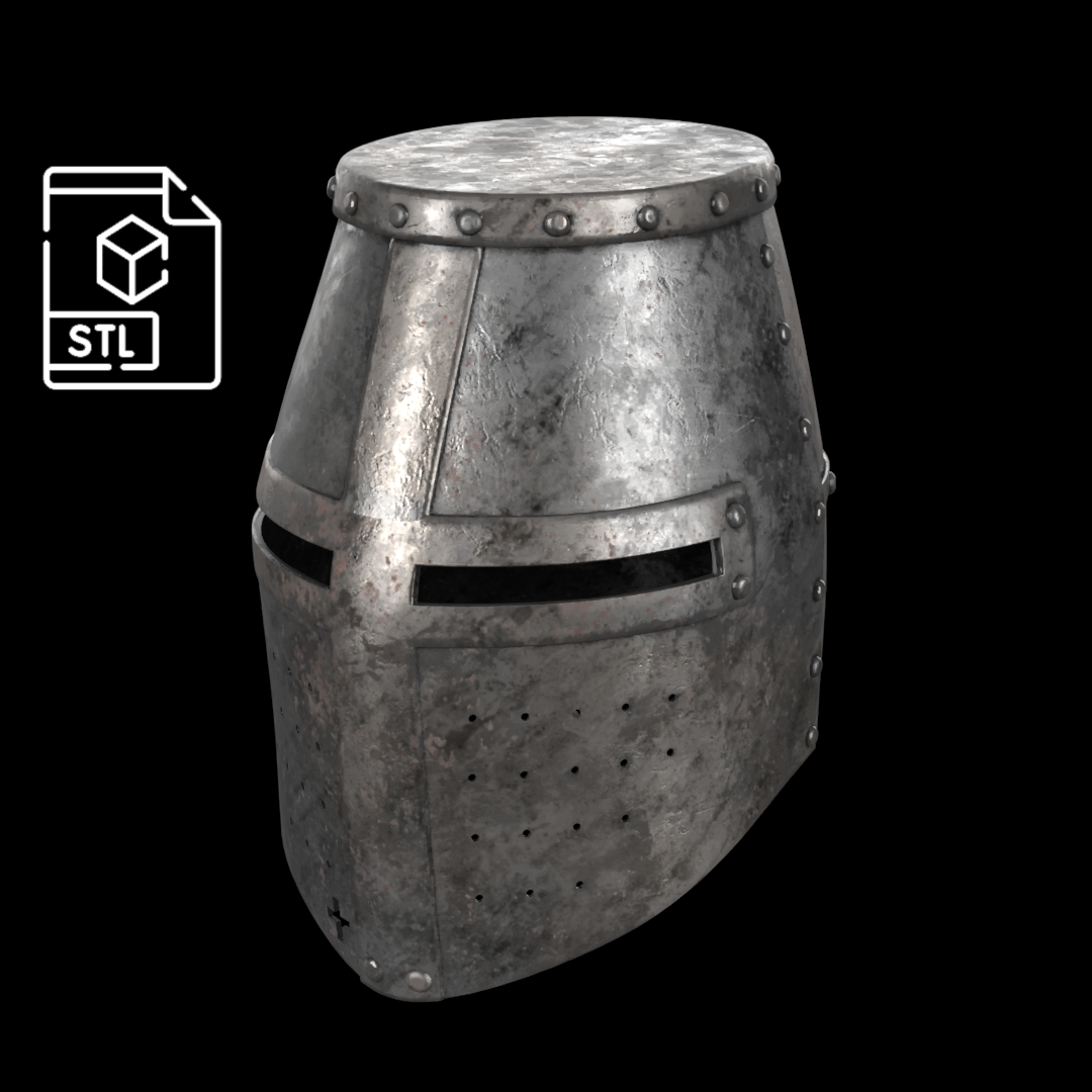 Medieval Greathelm - 13th Century