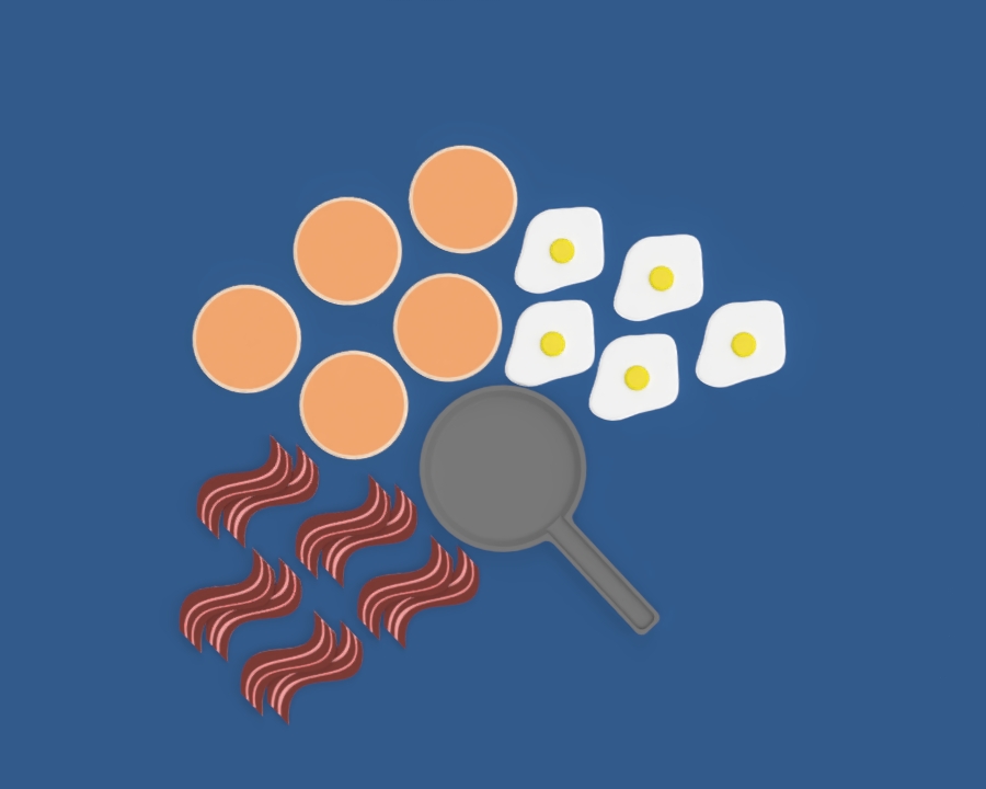 Miniatura 2 do modelo 3D Balanced Breakfast - Balance/Stacking Game