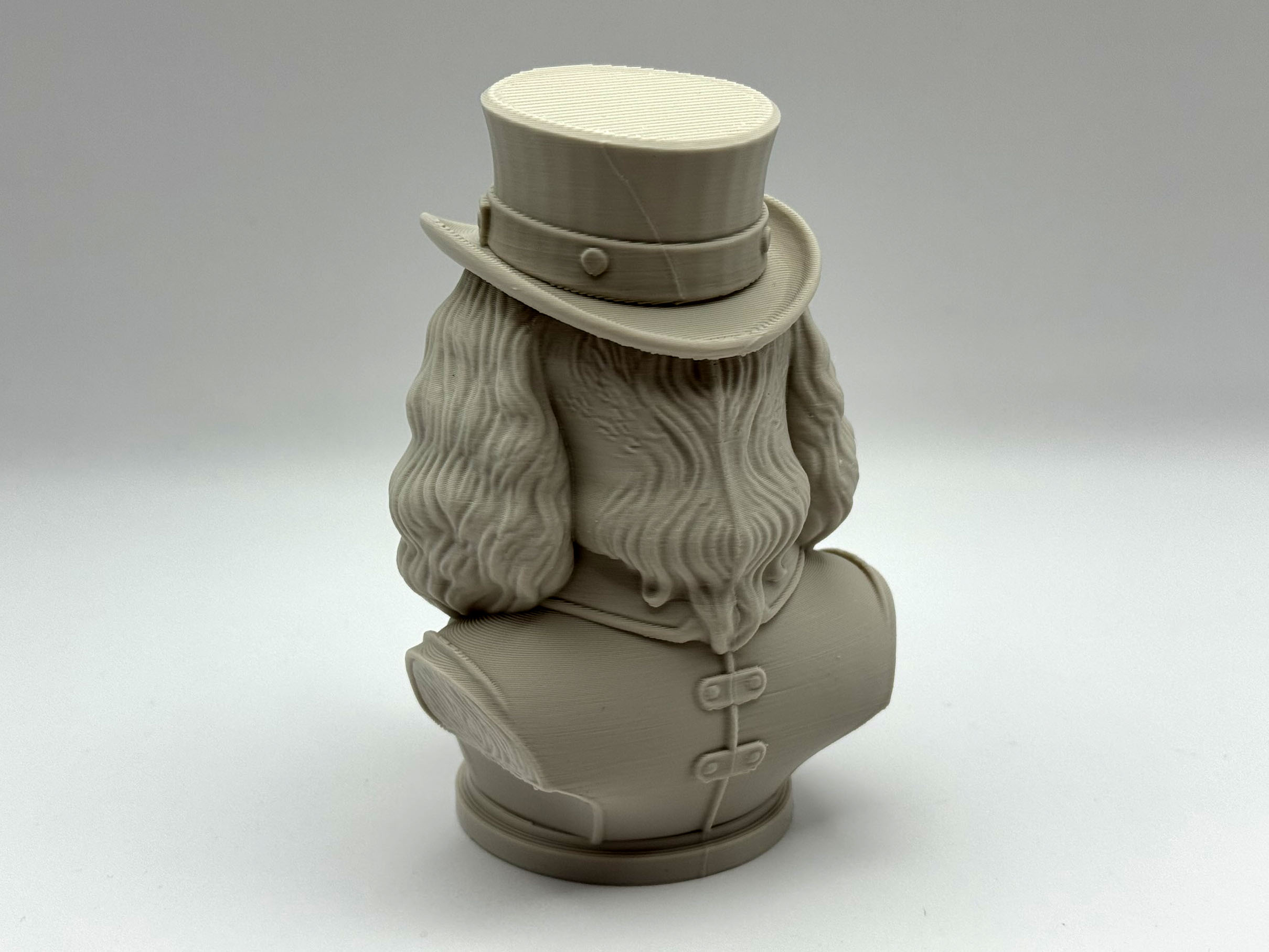 Miniatura 5 do modelo 3D Steampunk Cocker Spaniel Bust