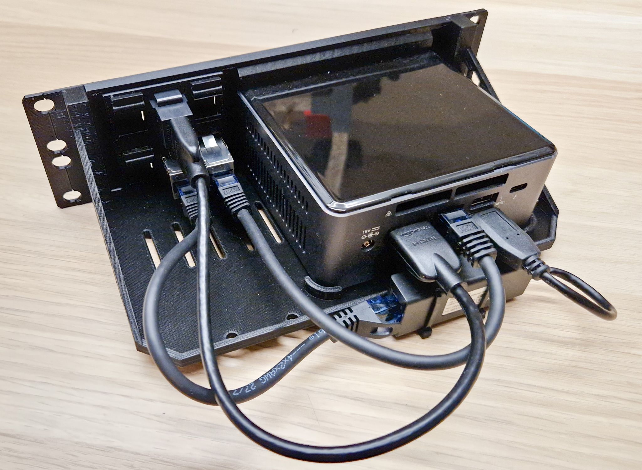 7th gen intel nuc 10 inch rackmount by flow download free stl model