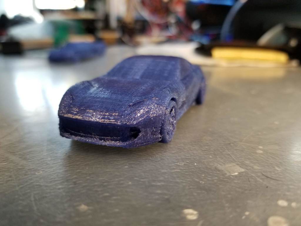 Ferrari 812 Superfast with print in place moving wheels