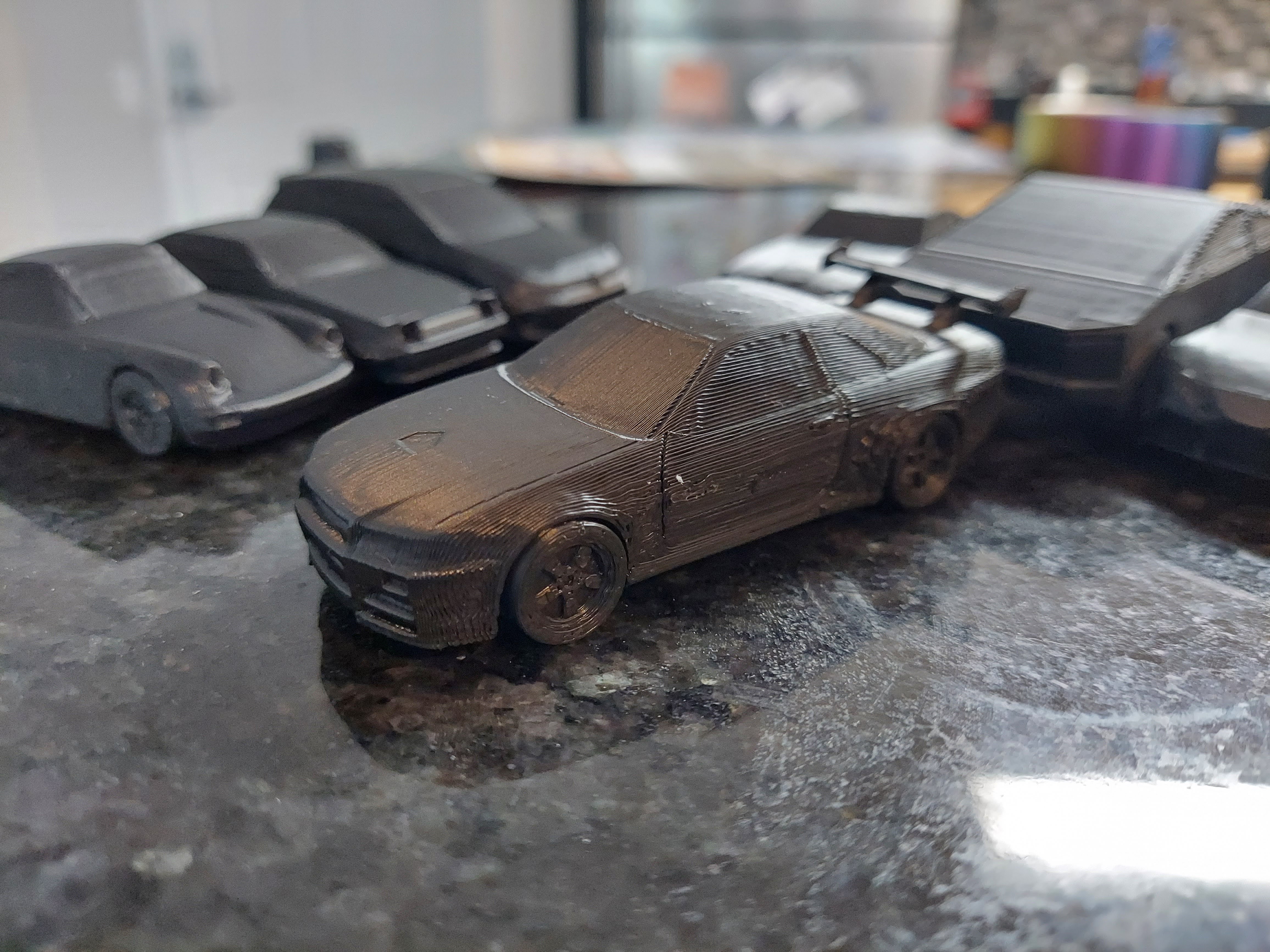 Nissan Skyline GTR with print in place moving wheels