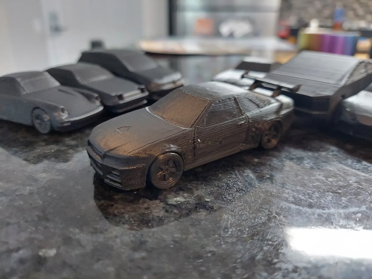 Nissan Skyline GTR with print in place moving wheels by Manifold3D, Download  free STL model