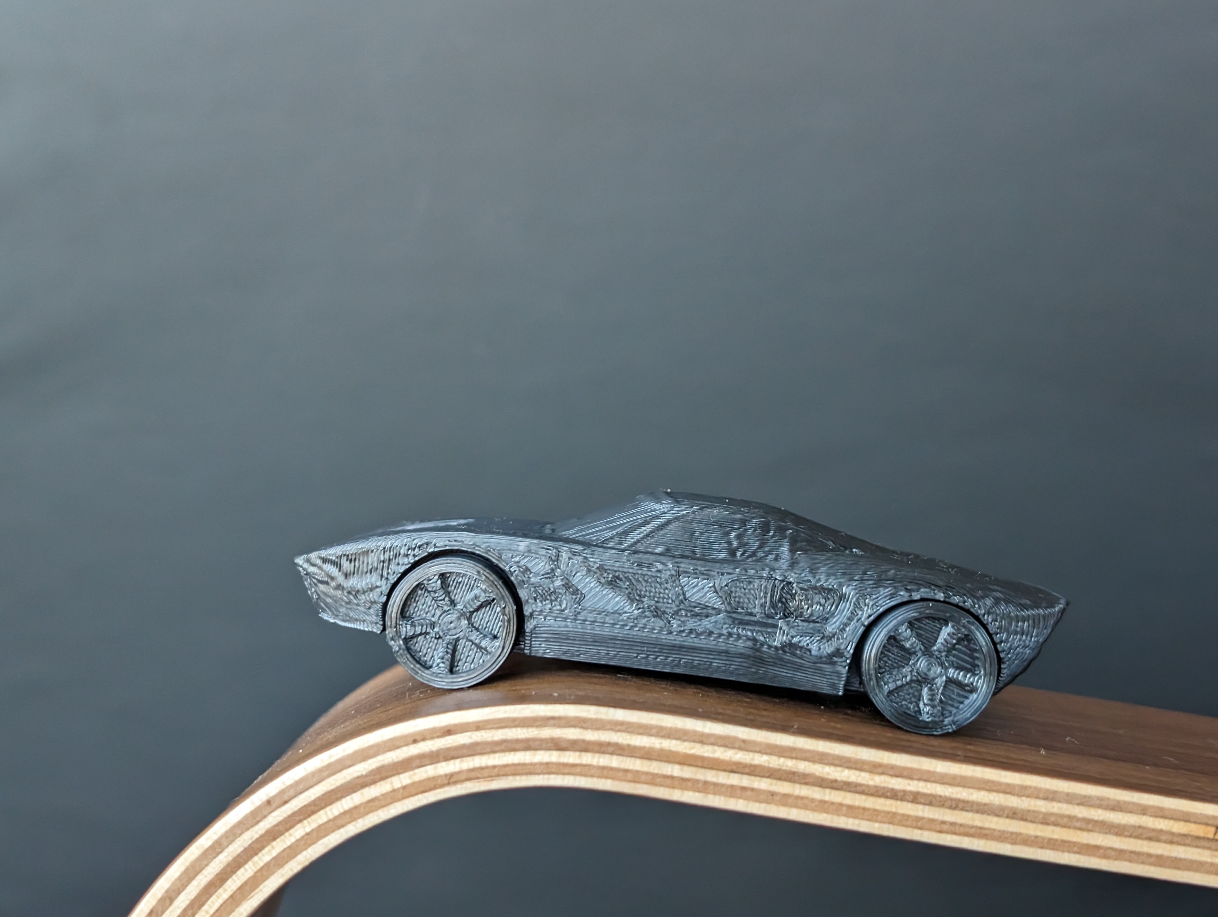 Ford GT with print in place moving wheels