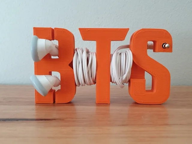 BTS earphone earbud holder