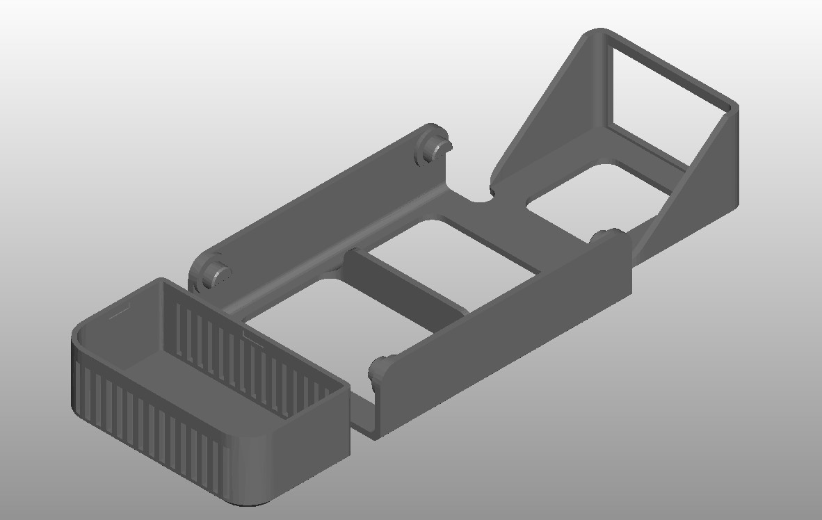 dry box spool holder with hygrometer v3 - with basis more slits