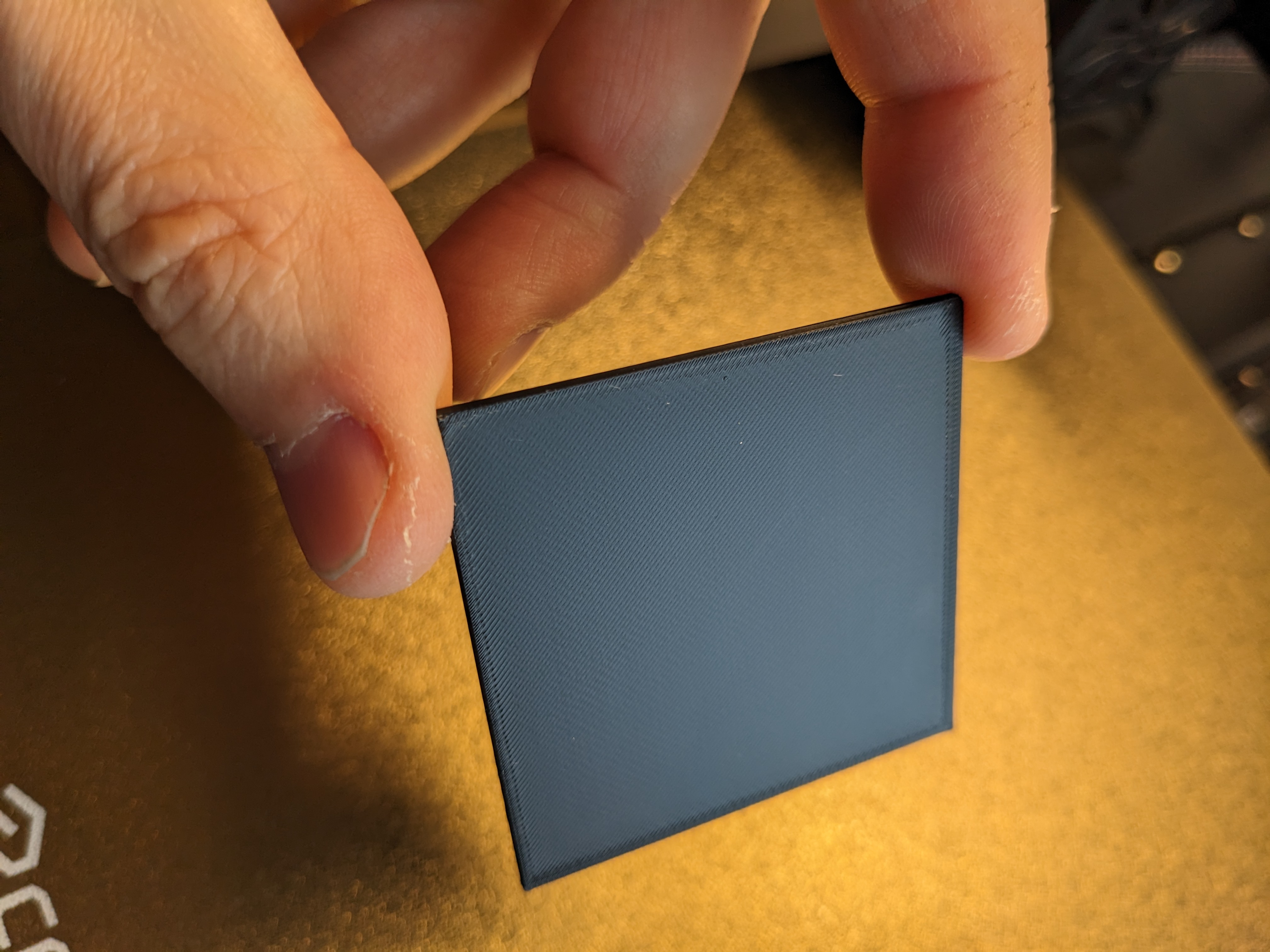 Miniatura 2 do modelo 3D Ironing test square