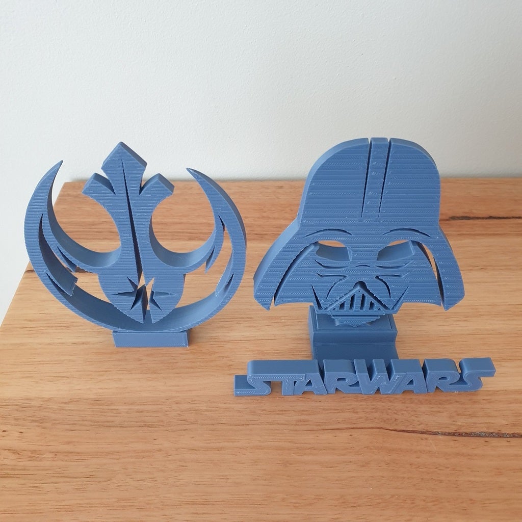 Star Wars Phone Stand (2 designs) by 3DPrintBunny | Download free STL ...
