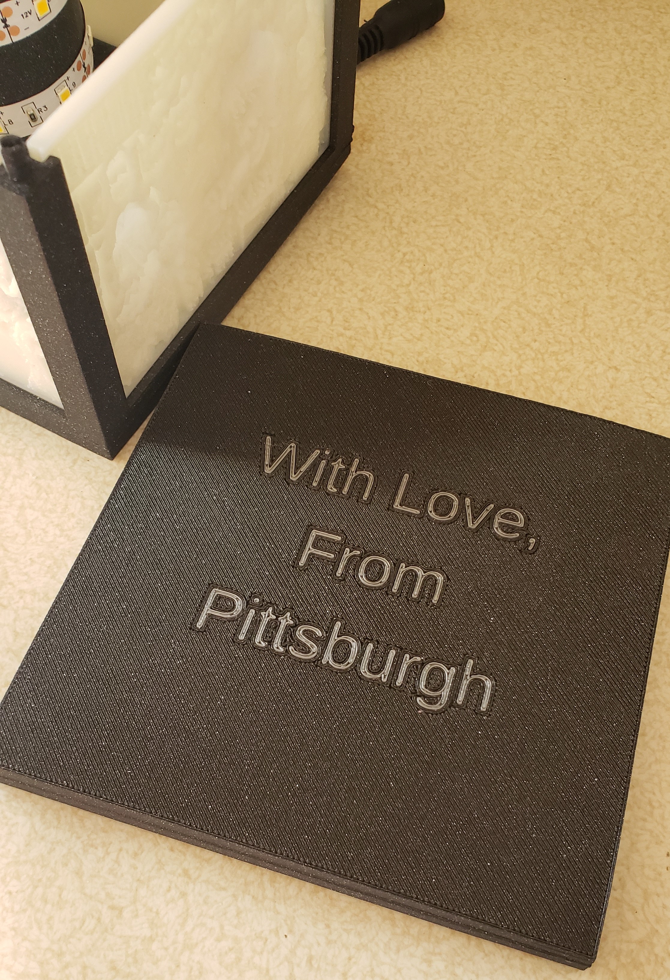 Miniatura 3 do modelo 3D Customizable Lithophane Box - Any size!
