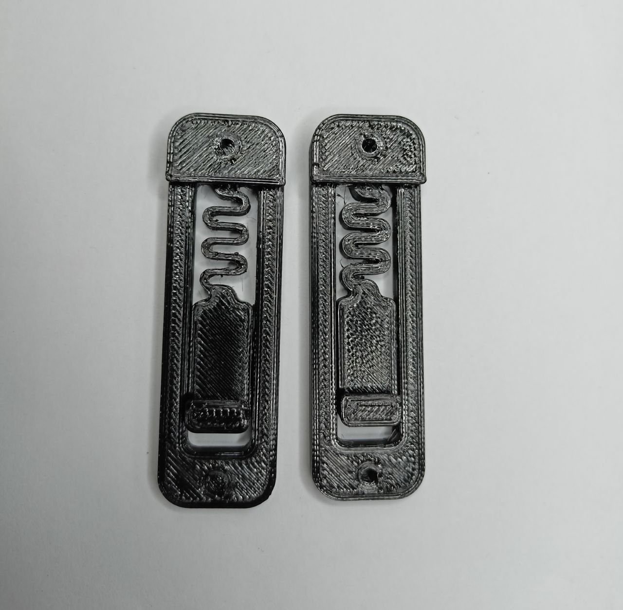 DIN Rail Bracket - thinner spring remix