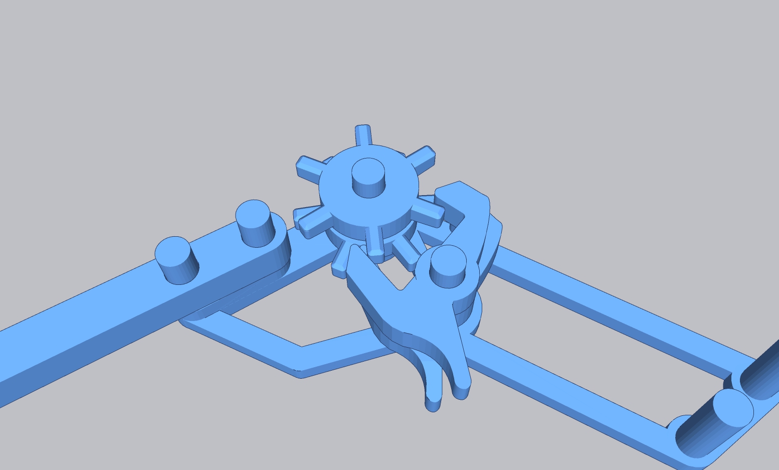 Dual Trigger 12 Round Rubber Band Gun by Michael11 | Download free STL ...