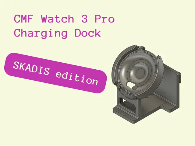 CMF Watch 3 Pro Charging Dock — IKEA SKADIS edition
