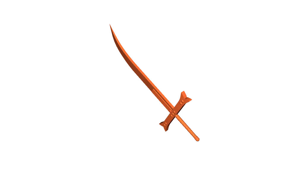 Dracule Mihawk Sword Yoru One Piece Netflix, 3D Printable Model STL File  #MS101