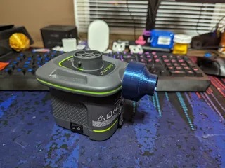 Inflator Adapter for Air Mattress by FocusForte | Download free STL ...