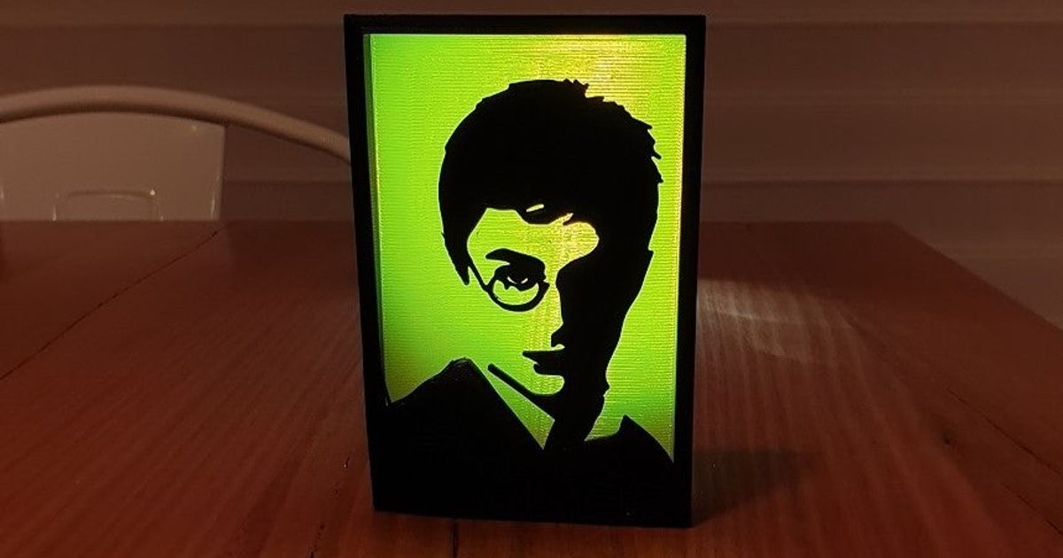 Harry Potter Silhouette Art by 3DPrintBunny | Download free STL model ...