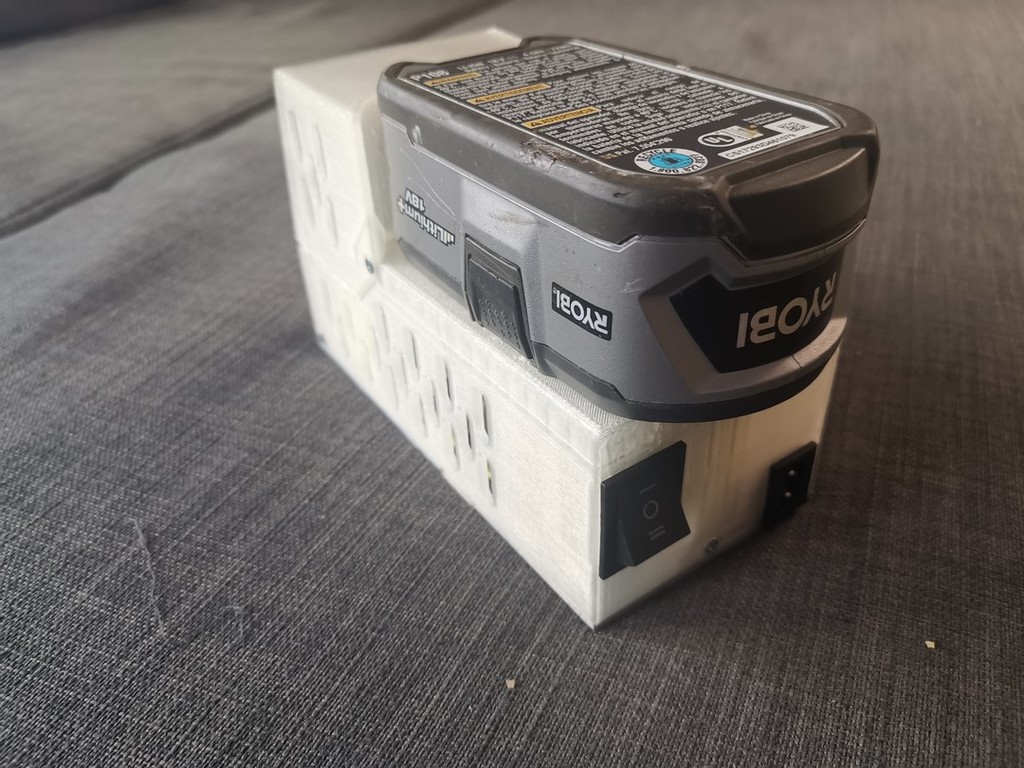 Power Supply pickup truck (AC and Ryobi Batt)