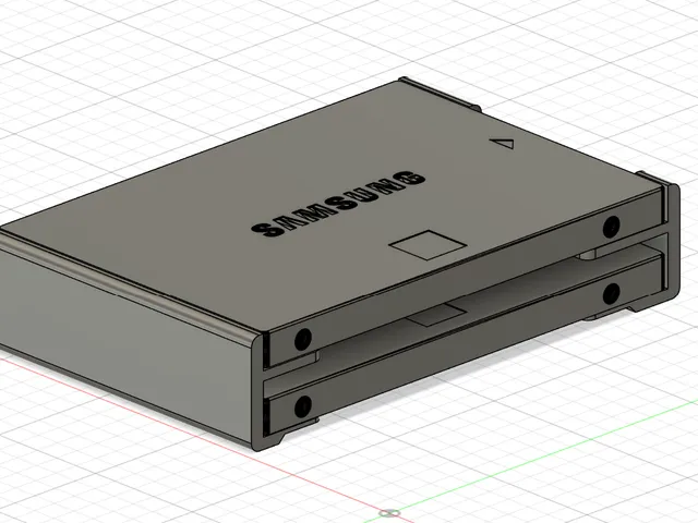 Double stacked SSD mount for Fractal Design SSD Tray Type B