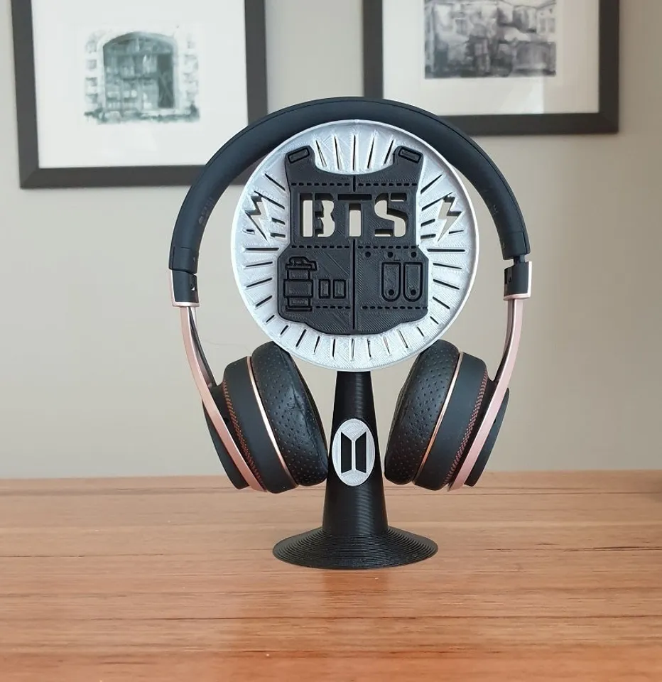 BTS Headphone Stand by 3DPrintBunny Download free STL model