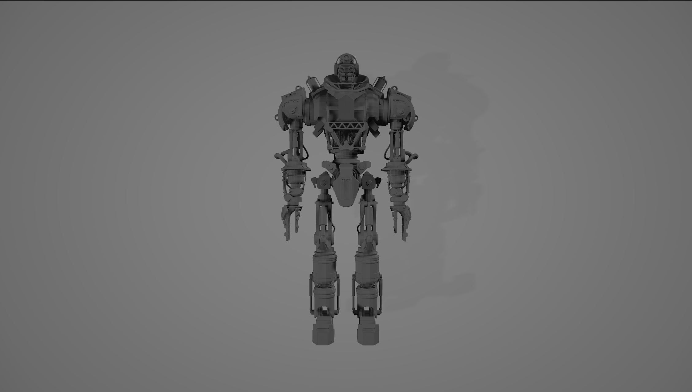 Liberty prime from fallout 4 unarmoured by 1primate download free