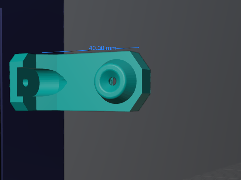 Miniatura 5 do modelo 3D Reverse Bowden Mount