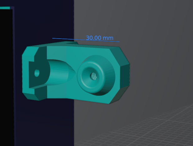 Miniatura 3 do modelo 3D Reverse Bowden Mount