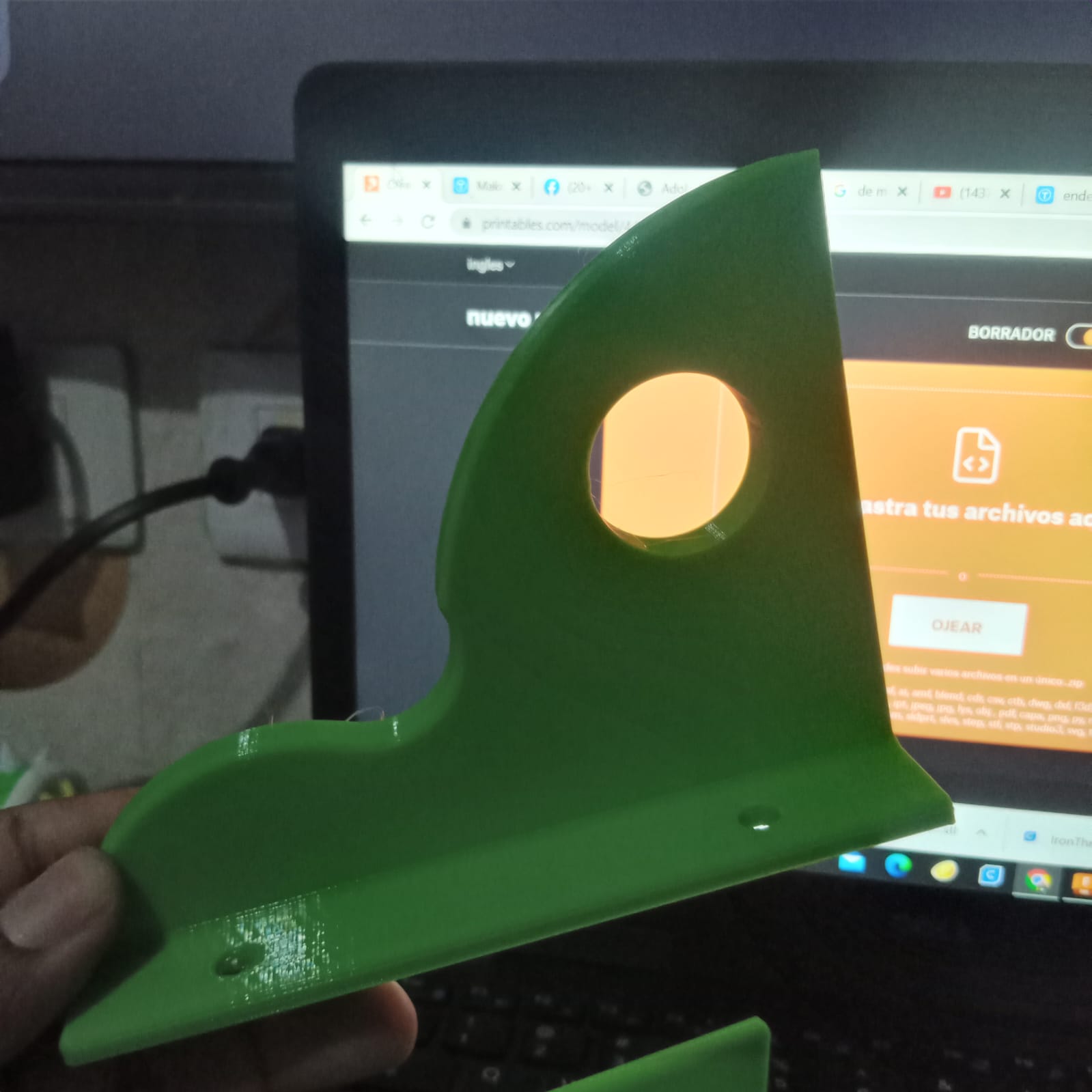 soporte para cortina