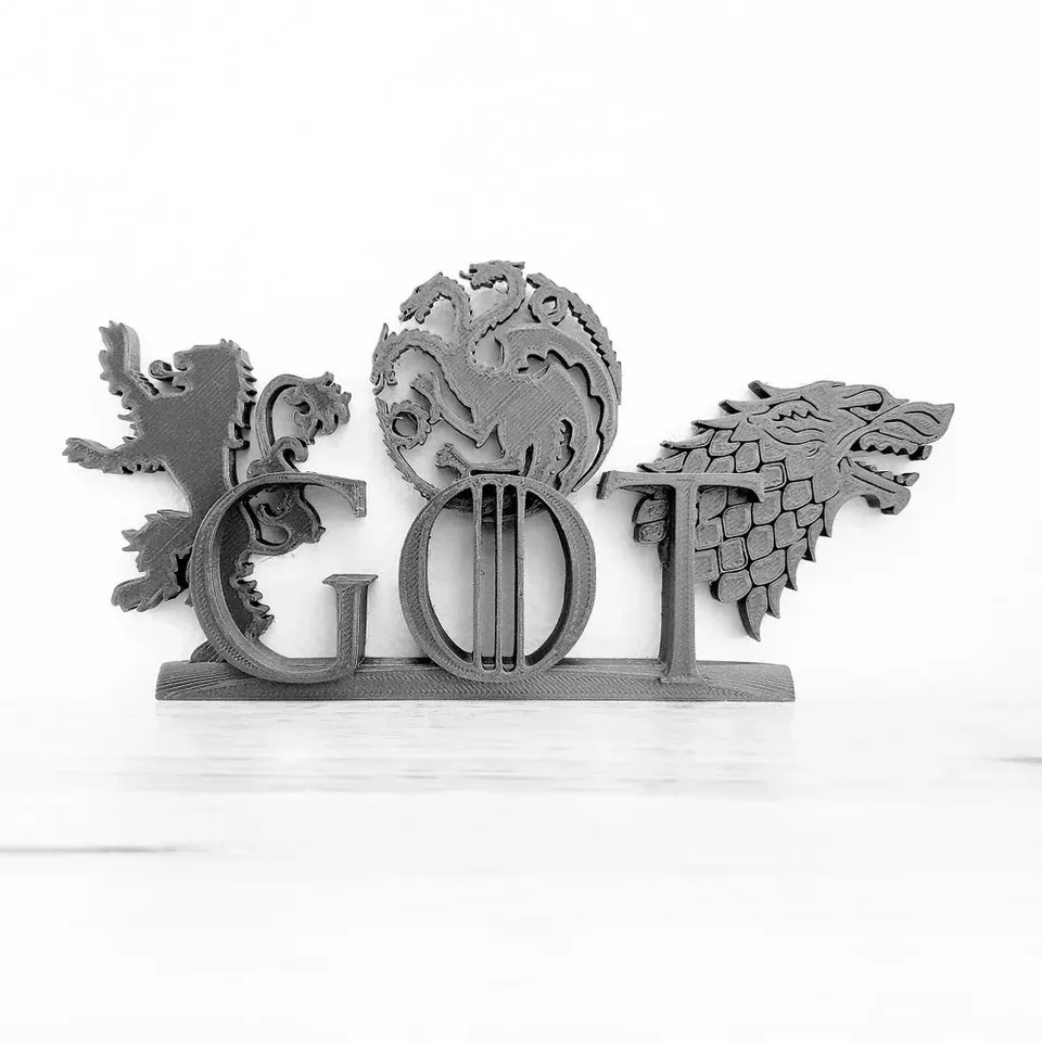 Game of Thrones Ornament by 3DPrintBunny | Download free STL model | Printables.com for Free Game Of Thrones Printables