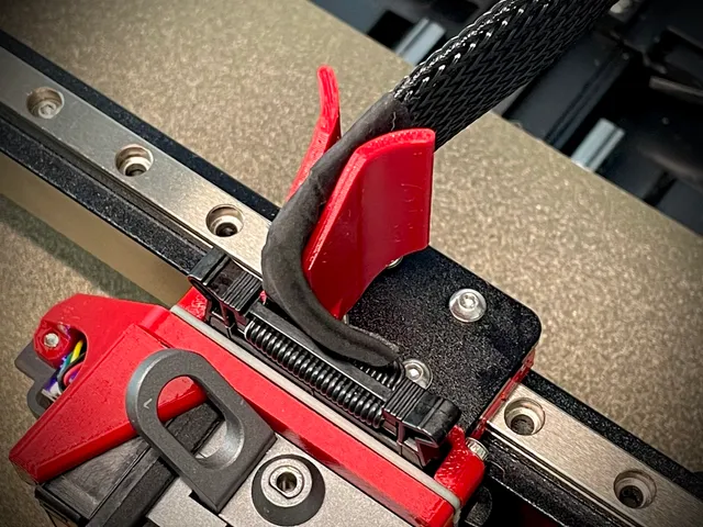 Sleek Sprite Extruder Ribbon Cable Strain Relief