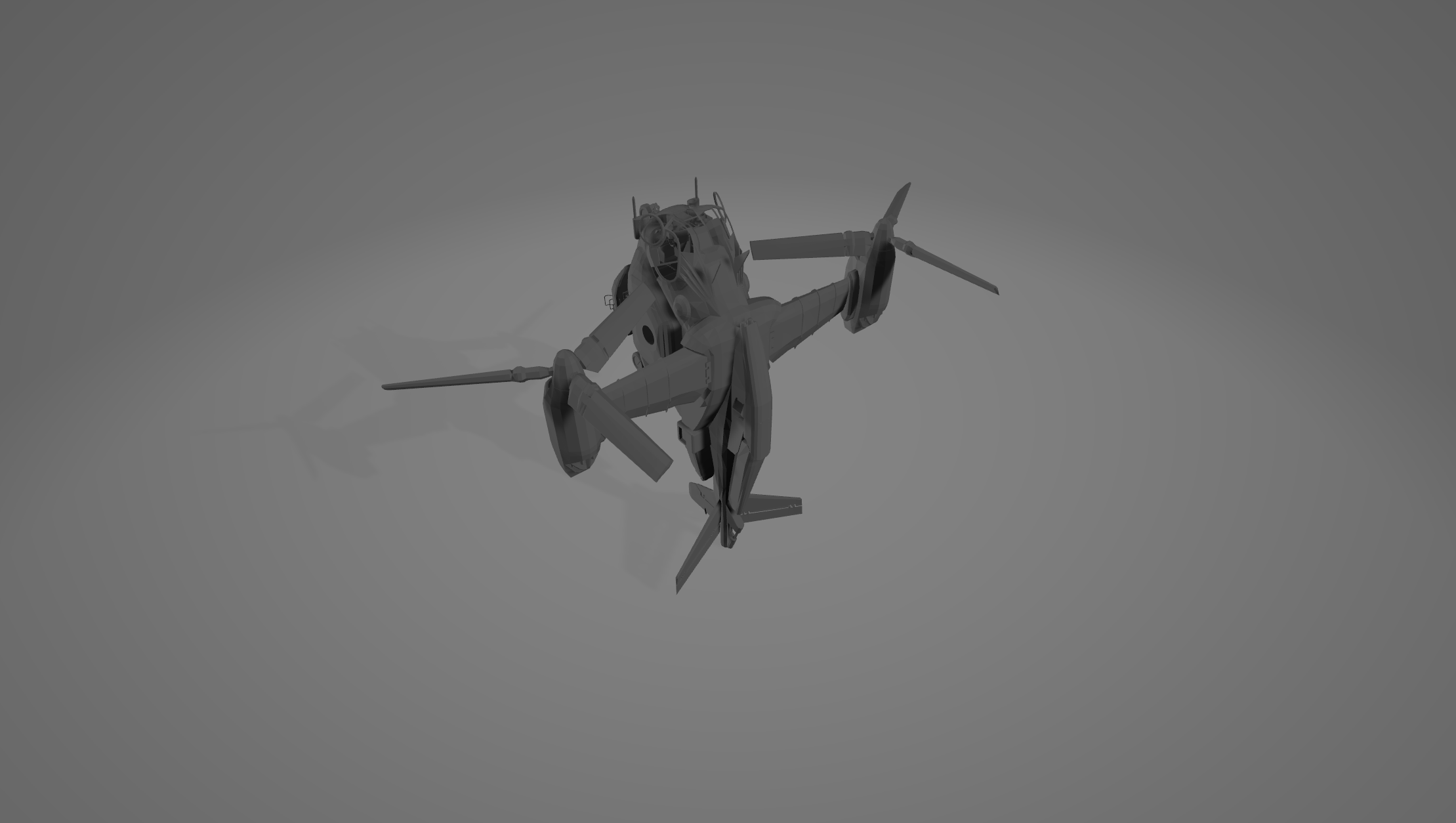 Fallout 4 vertibird by 1primate download free stl model printables