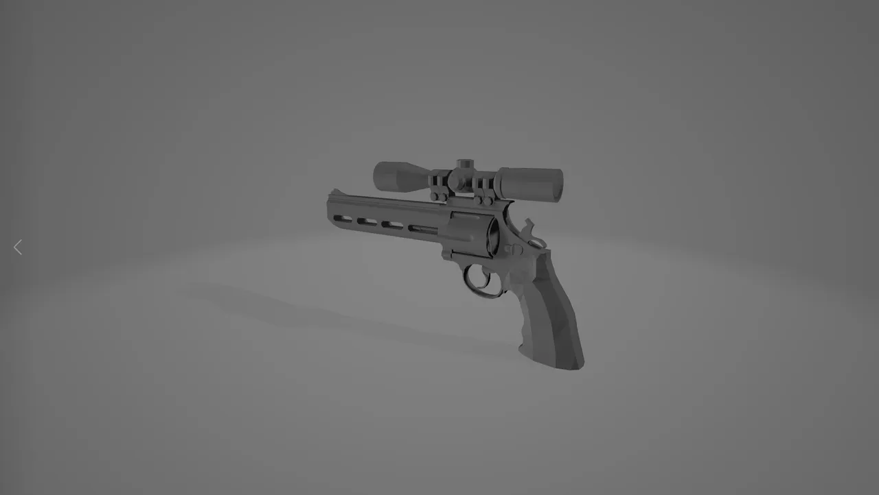 Kellogg's pistol w/ scope from Fallout 4 by #1Primate | Download free ...