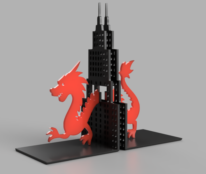 Dragon Bookend