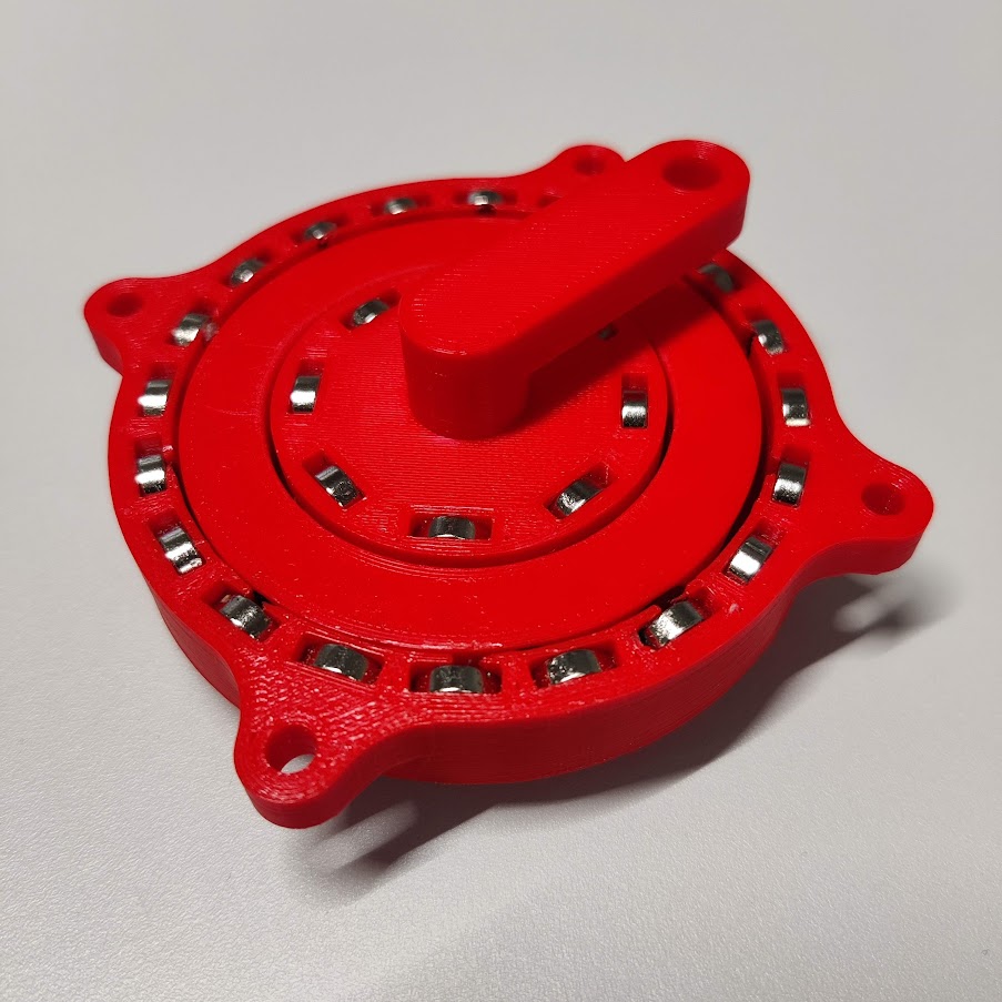 Magnetic gearbox remix for smaller bearings
