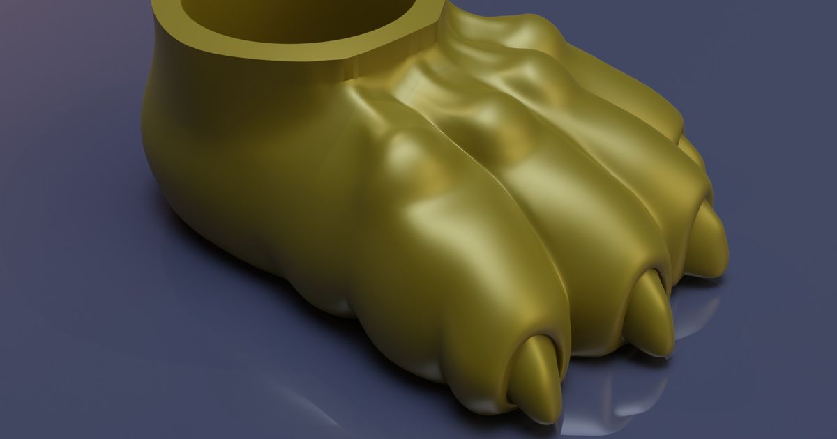 Stool foot by CdR | Download free STL model | Printables.com