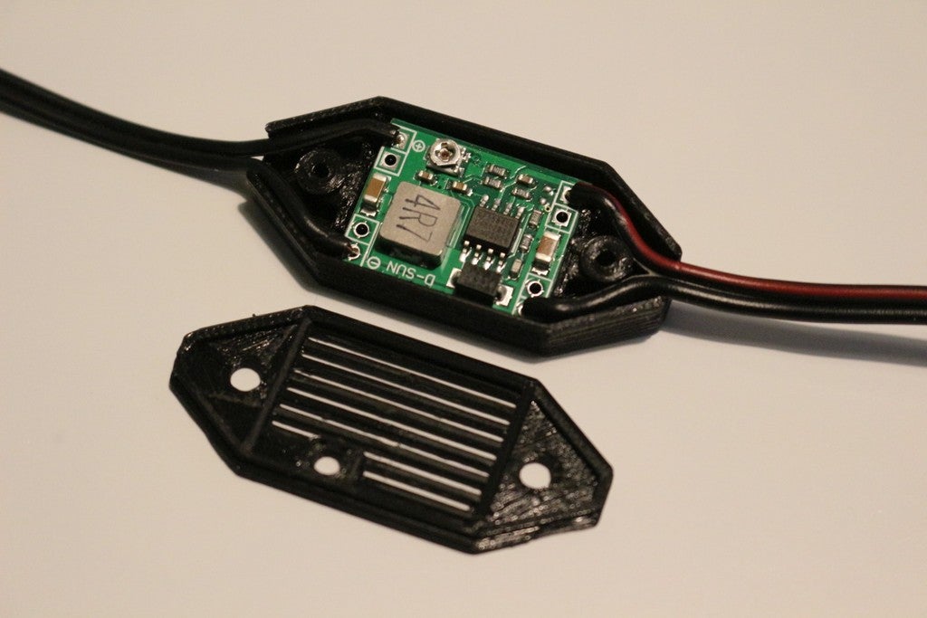 Case for DC converter based on MP1584