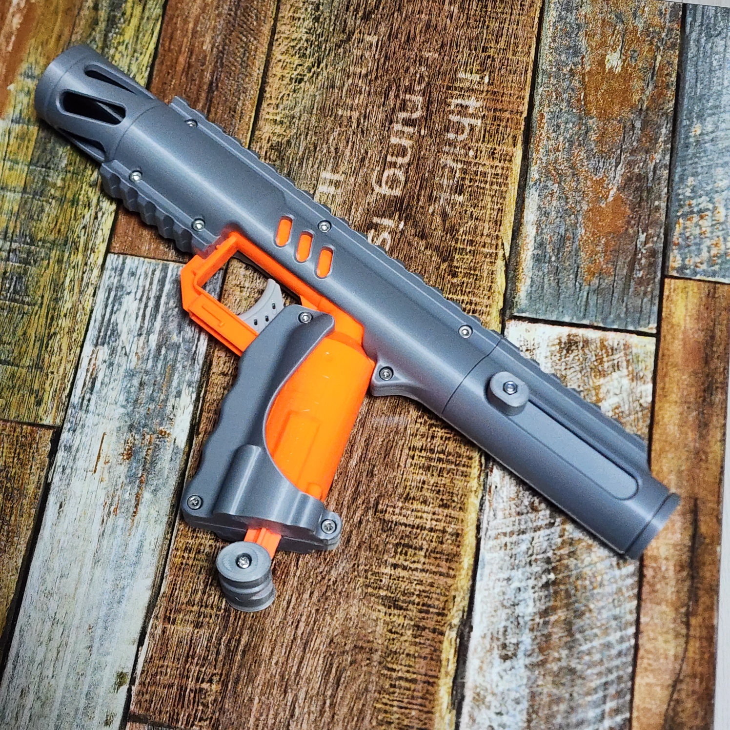 Another inline clip mod for Nerf Big shock (Telcon Ver.)