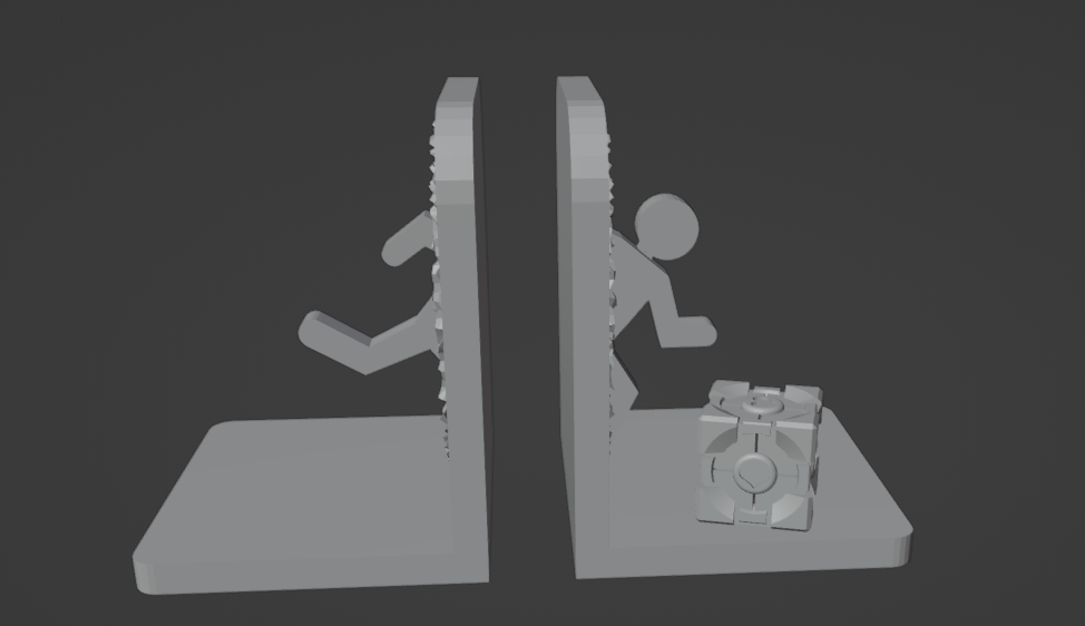 Portal-Themed bookstand