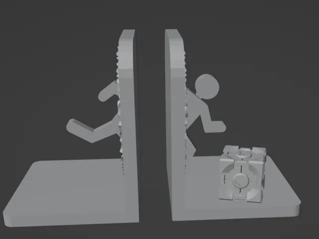 Portal-Themed bookstand