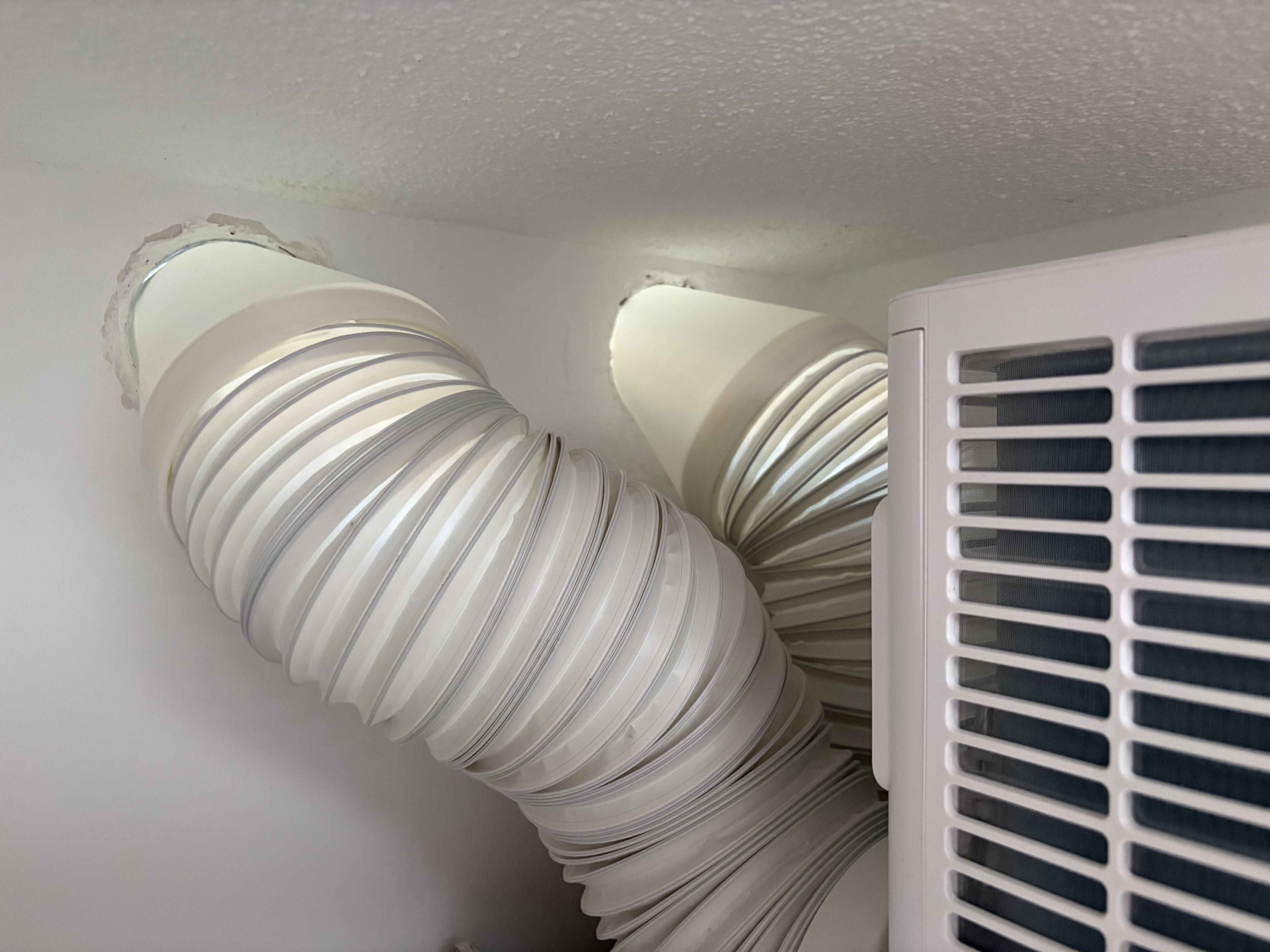 Monoblock AC Hose wall connector 150mm Air conditioner adapter