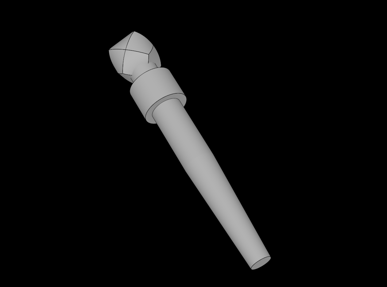 Lego Compatible (36752a.dat) Minifig Tool Wand