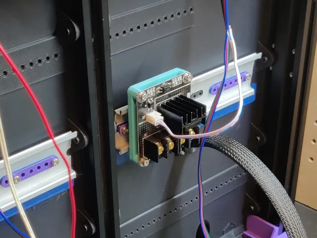 BIGTREETECH MOSFET DIN rail mount for E3NG