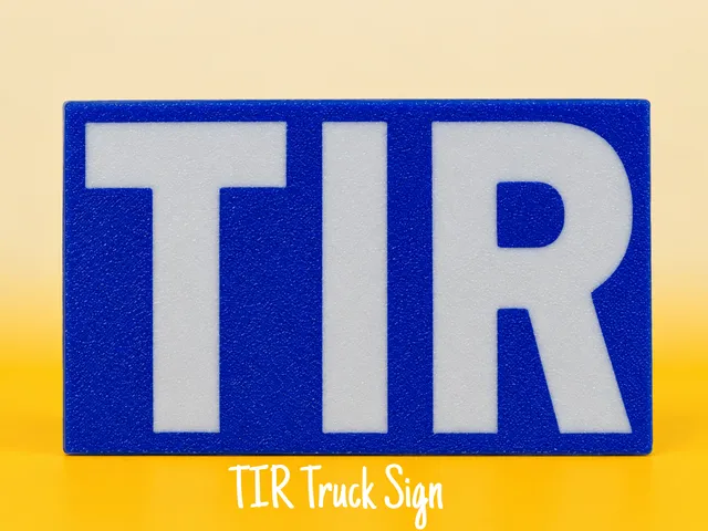 TIR Truck Sign
