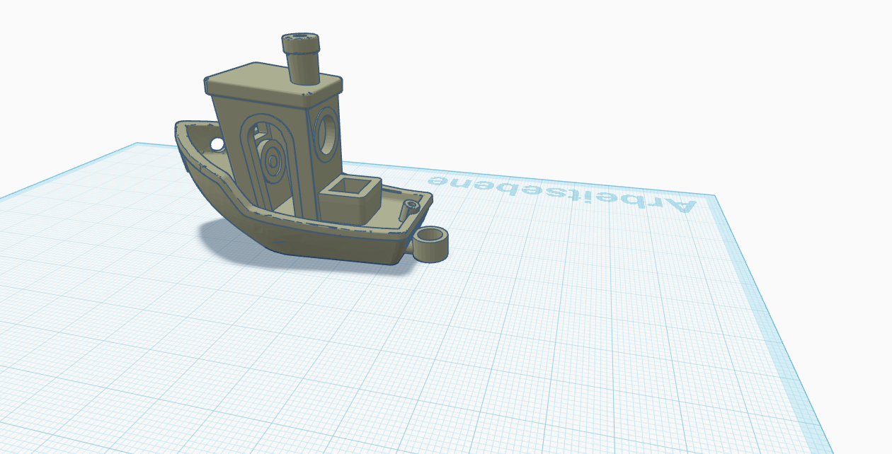 Benchy für Schlüsselanhänger