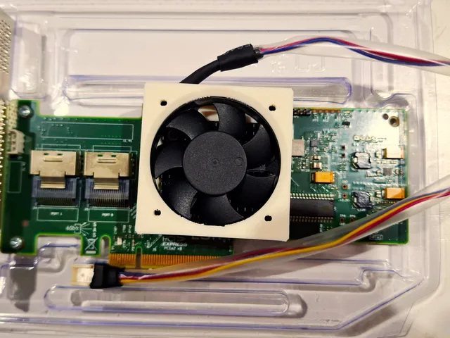 50mm Fan Bracket For LSI 92xx SAS HBA PCIE Card