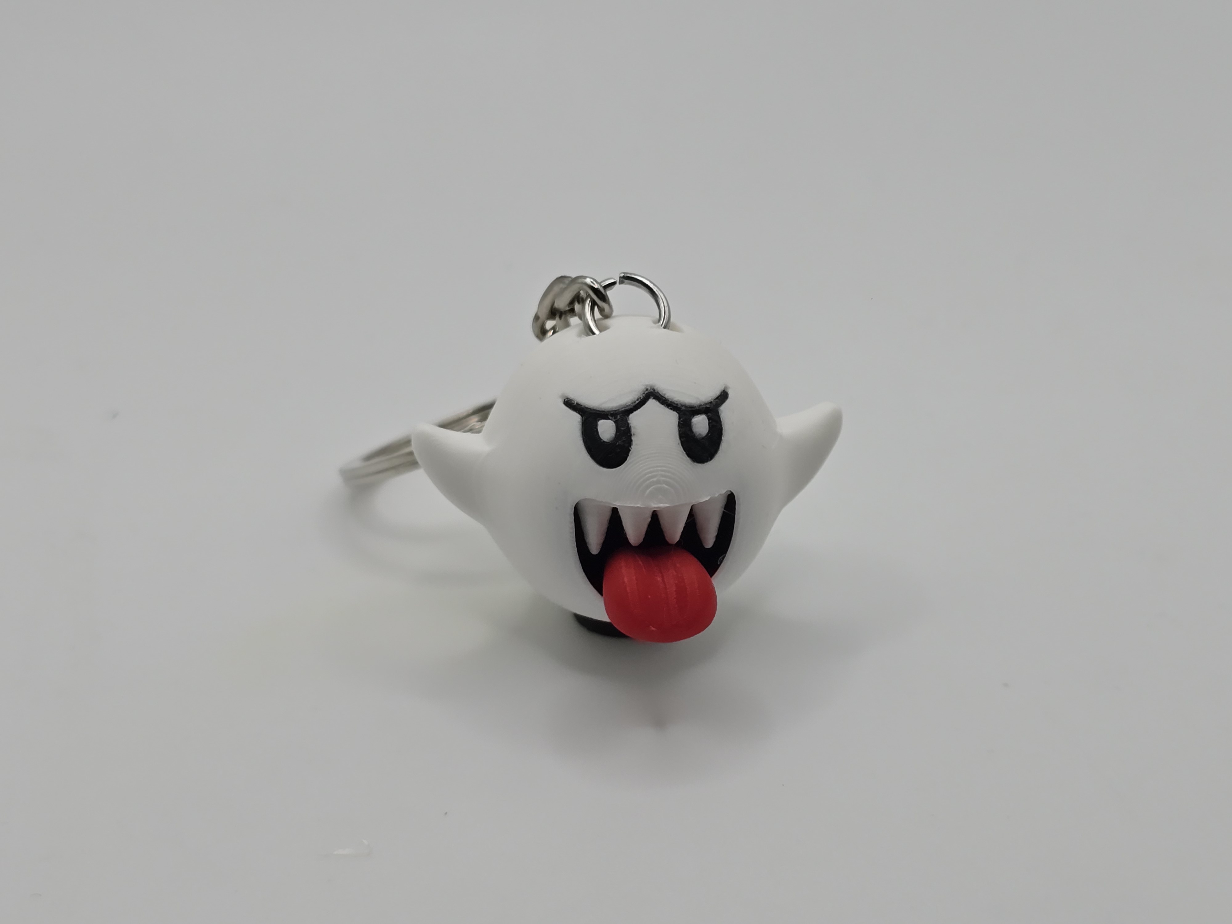 Boo from Super Mario Games Keychain (Remix)