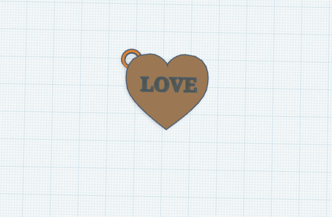 Conversation Heart Love KEYCHAIN