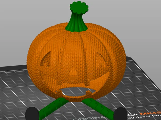 Halloween - Flexi - Knitting - Pumpkin