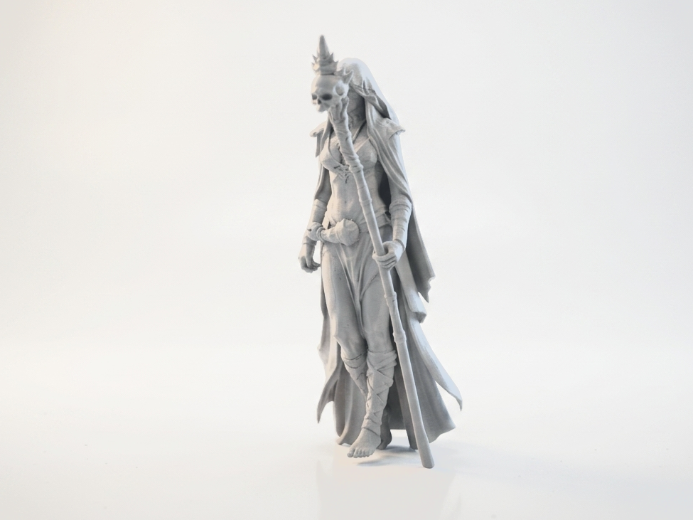 Huntress Fantasy Warrior Figurine 3D Printable