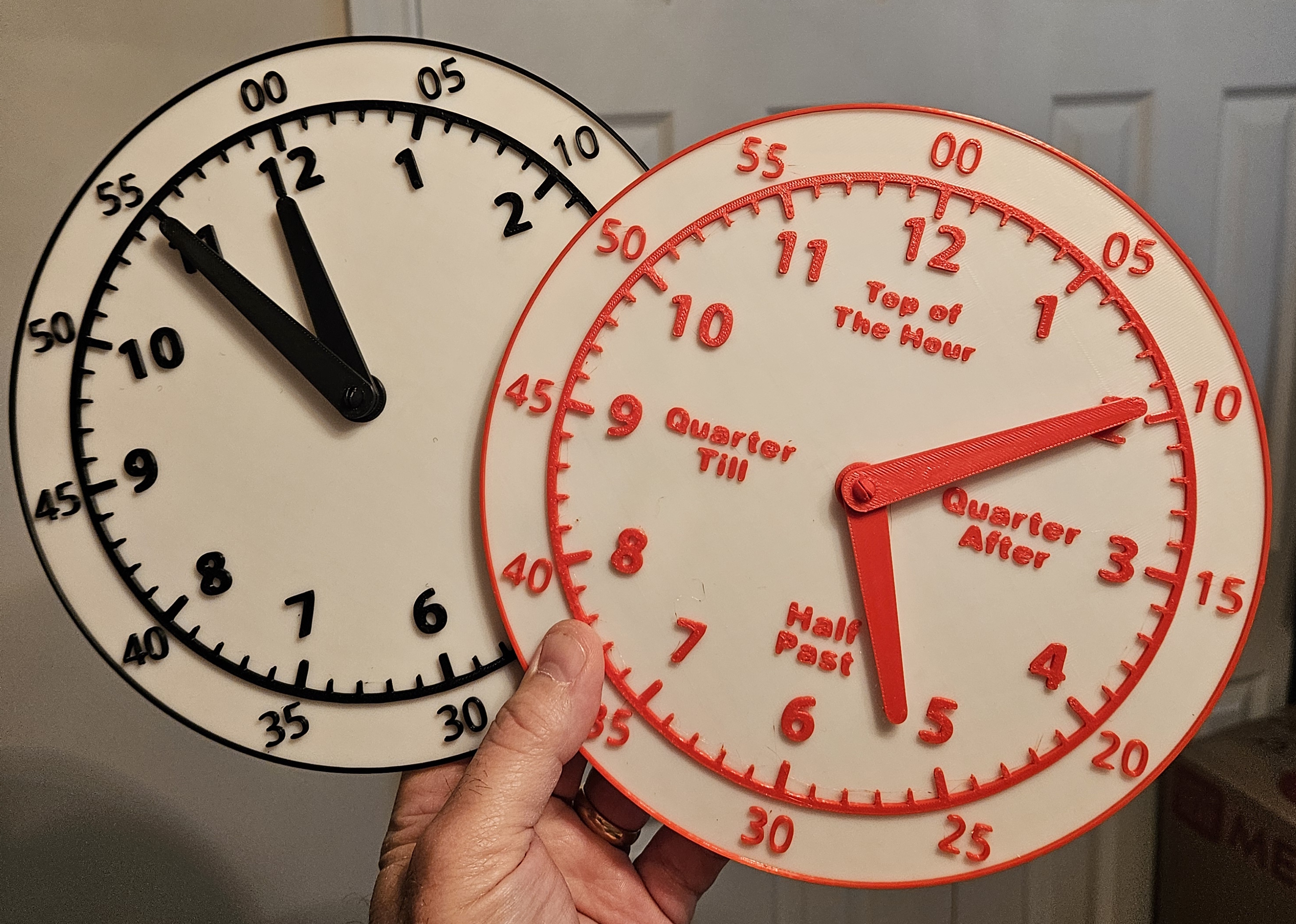 Miniatura 6 do modelo 3D Analog Teaching Clock