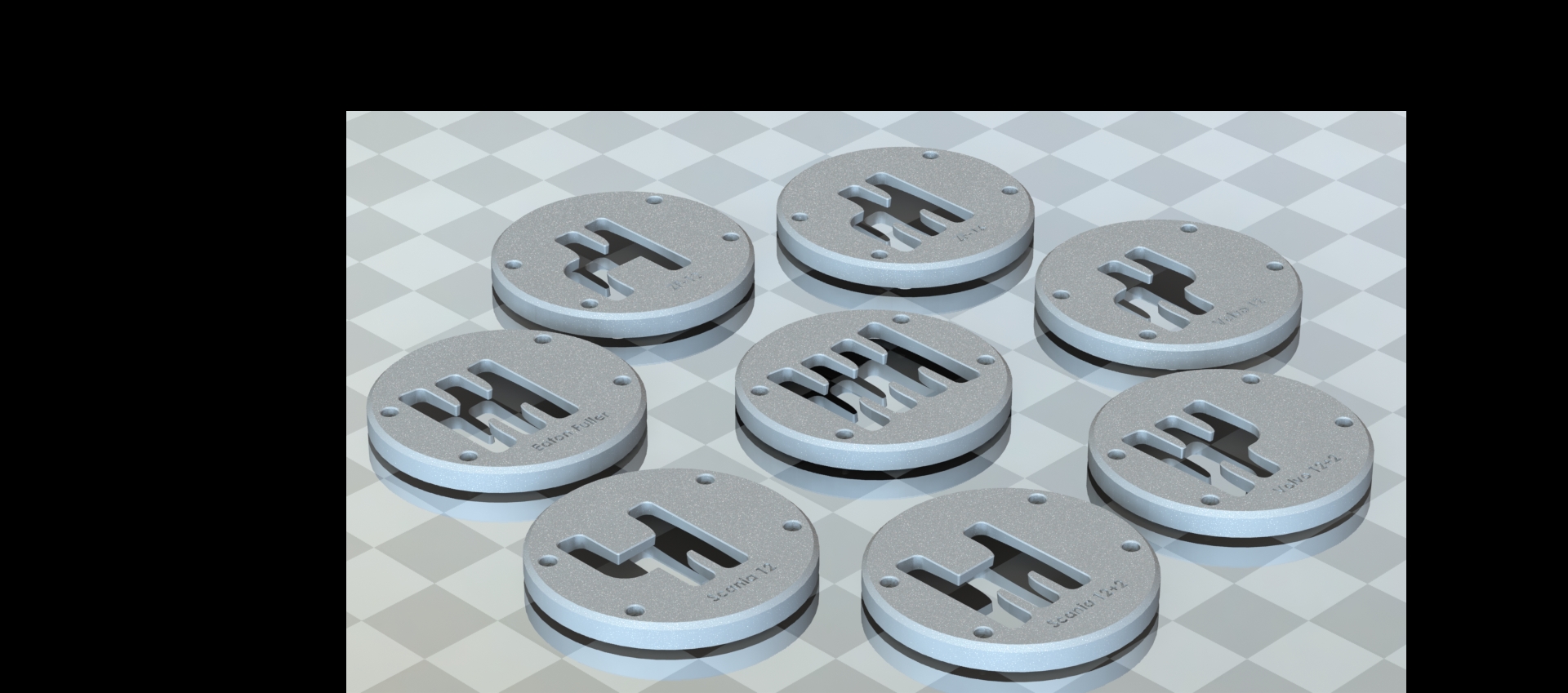 ETS2/ATS Custom Shift Plates for Thrustmaster TH8A